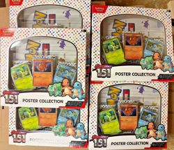 Pokemon TCG Scarlet and Violet 151 Poster Collection Box Sealed x5 - Image 1