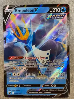 Empoleon V 040/163 Pokemon TCG Rare Battle Styles Holo Rare Card (Near Mint) NM2 - Image 1