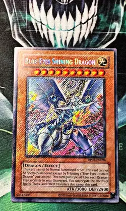 🔥 {Pack Fresh} Blue-Eyes Shining Dragon | RP02-EN096 {Secret} | Holo Bleed 🩸 - Image 2