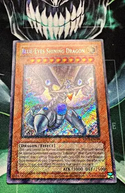 🔥 {Pack Fresh} Blue-Eyes Shining Dragon | RP02-EN096 {Secret} | Holo Bleed 🩸 - Image 3