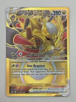 Giratina VSTAR 212/196 Lost Origin Secret Rare Expanded Pokemon Card NM - Image 1