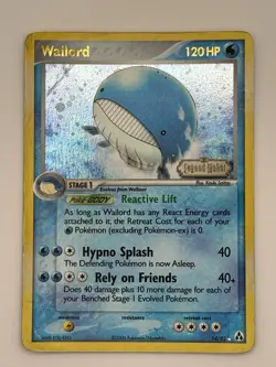 Wailord 14/92 EX Legend Maker Rare Reverse Holo Stamped Pokemon Card HP - Image 1