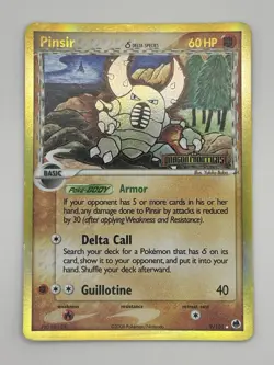 Pinsir 9/101 EX Dragon Frontiers Delta Species Holo Rare Pokemon Card HP - Image 1