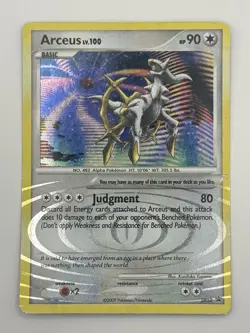 Arceus DP50 Diamond & Pearl Black Star Promo Pokemon Card HP - Image 1