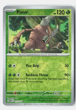 Pinsir Reverse Holo 127/165 Uncommon 151 Pokemon Near Mint - Image 1