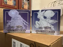 Pokemon TCG: Sword & Shield Chilling Reign Elite Trainer Box Sealed Set Of 2 - Image 1