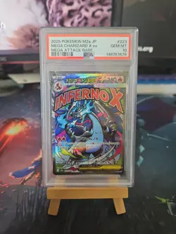 Pokemon TCG Mega Charizard X EX 223/193 MA PSA 10 M2a Japanese Promo - Image 1