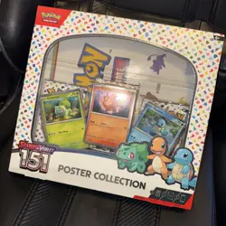 Pokemon TCG Scarlet & Violet 151 Poster Collection Box - New Sealed - Image 1