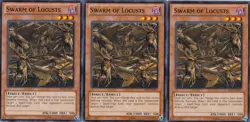 3x SWARM OF LOCUSTS AP03-EN017 YUGIOH ASTRAL 3 - Image 1