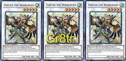 3x VORTEX THE WHIRLWIND YUGIOH STOR-ENSP1 Limited Ultra - Image 1
