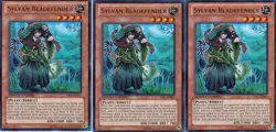 3x SYLVAN BLADEFENDER - LVAL-ENSP1 Limited Ed - YUGIOH Ultra Legacy of Valiant - Image 1