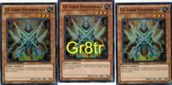3x XX-SABER EMMERSBLADE - YUGIOH - HASE-EN001 - Limited Promo Super - Image 1