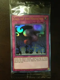 CALL OF THE HAUNTED - YUGIOH - LART-EN009 - Limited Ultra Rare Lost Art (SEALED) - Image 1
