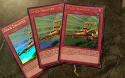 3x SPACE DRAGSTER - YUGIOH - INOV-ENSP1 - Limited Ultra - Invasion: Vengeance - Image 1