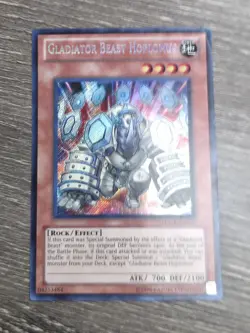 Yu-Gi-Oh! TCG Gladiator Beast Hoplomus LCGX-EN239 LP Secret Rare - Image 1