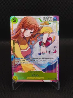 Zeus (OP11-106) Promo Bandai Card Games Fest 24-25 One Piece Nami English NM - Image 1