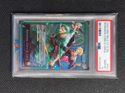 2024 ONE PIECE ST12-001 STARTER DECK RORONOA ZORO & SANJI LEADER PSA 10 GEM MINT - Image 2