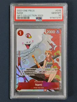 Nami OP01-016 One Piece 2023 Gift Collection Promo Card - PSA 10 - Image 1