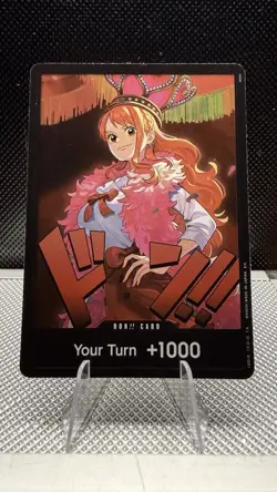 DON!! Card (Nami) Extra Booster: One Piece Heroines Edition Regular Foil EB03 - Image 1