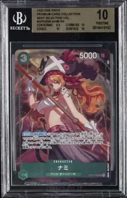 2023 ONE PIECE PREM CARD COLL - BEST SELECTION VOL. SR #OP02036 NAMI BGS 10 - Image 1