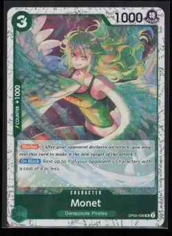 Monet (Pirate Foil) OP05-036 One Piece Premium Booster -The Best- Vol. 2 NM - Image 1