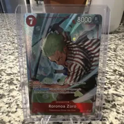 One Piece Roronoa Zoro OP01-015 Foil Rush 8000 Power Cost 7 Standard - Image 1