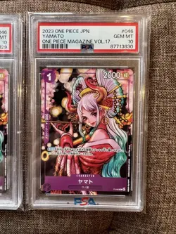 Yamato Oiran PSA 10 One-Owner 2nd Serial Number One Piece Card - Image 3