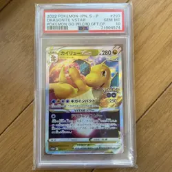 Kairyu VSTAR Promo Pokemon GO PSA 10 Card 293/S-P Collector Protect Case - Image 1