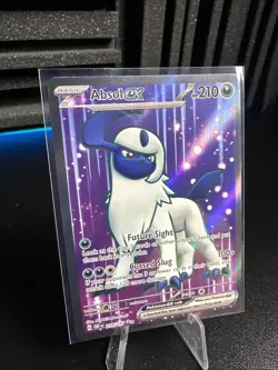 Pokemon TCG Absol EX Sv03: Obsidian Flames Holo Ultra Rare Card 214/197 - Image 2