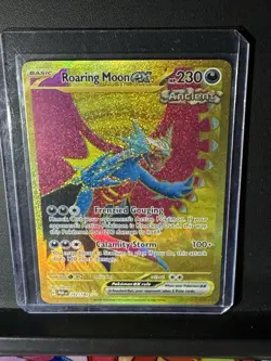 Pokemon TCG Roaring Moon EX Paradox Rift Holo Hyper Rare Card 262/182 Mint NM - Image 2