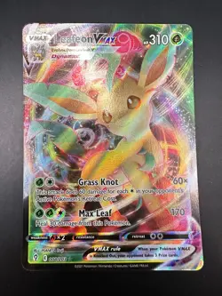 Pokemon TCG | Leafeon VMAX | 008/203 | SWSH07: Evolving Skies | Ultra Rare - Image 1