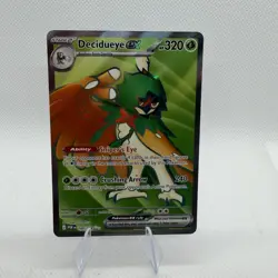 Decidueye Ex 100/088 Perfect Order Ultra Rare NM Pokemon English Full Art - Image 1