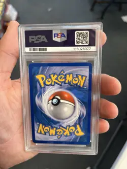 2010 POKEMON TYPHLOSION HOLO 110/123 HEARTGOLD & SOULSILVER PSA 6 - Image 2