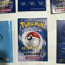 Pokemon TCG Rule books Card Lists Coins 1999 - Image 5