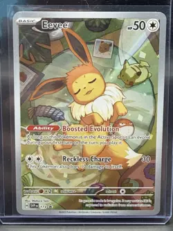 Eevee SVP 173 - Pokemon TCG Scarlet & Violet - NM Black Star Promo FULL ART - Image 1