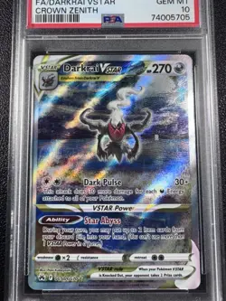 Pokemon Darkrai VSTAR Crown Zenith Galarian Gallery GG50/GG70 PSA 10 GEM MINT - Image 3