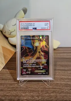 Pokemon Charizard EX 100/106 Flashfire FULL ART PSA 9 Mint (case damage) READ - Image 1