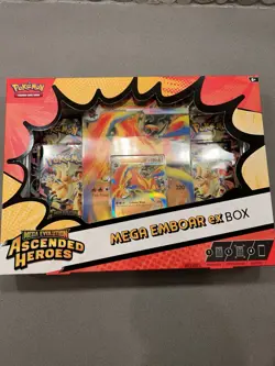 Pokemon TCG: Mega Evolutions Ascended Heroes Mega Ex Costco Box Set Of 3 NEW - Image 4