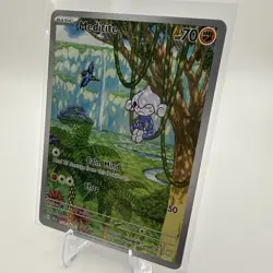 Pokemon TCG Meditite 153/142 2024 Stellar Crown Illustration Rare Card - NM - Image 3