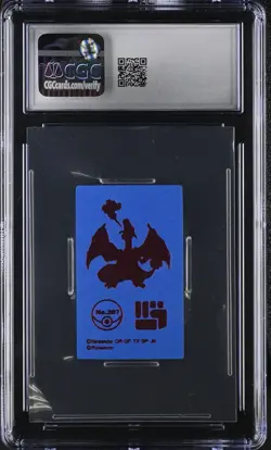 2004 Charizard #204 Pokemon Advanced Generation Menko Amada - CGC 10 - Image 2