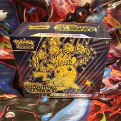 Pokemon Scarlet & Violet Surging Sparks Elite Trainer Box Pikachu - Image 1