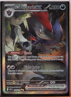 Pokemon N's Zoroark EX 185/159 Journey Together Special Illustration Rare Holo - Image 1