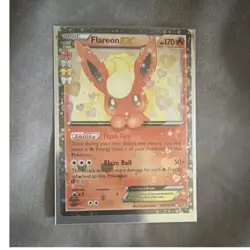 Pokemon TCG Flareon EX RC6/RC32 Generations Radiant Collection Full Art Holo - Image 1