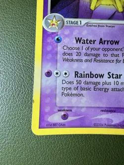 Pokemon Company Starmie 49/101 EX Hidden Legends 2004 Reverse Holo Uncommon 80 … - Image 3