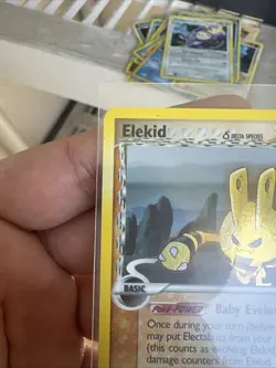 Pokemon TCG Elekid 48/101 2006 EX Dragon Frontiers Reverse Holo Rare Stamped - Image 5