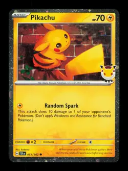 Pikachu (Pokemon Day 2026) Holofoil Common Miscellaneous Cards & Products 051/16 - Image 1