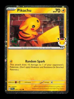 Pikachu (Pokemon Day 2026) Holofoil Common Miscellaneous Cards & Products 051/16 - Image 1