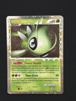 CELEBI 92/102 Triumphant HGSS HOLO Pokemon TCG MP - Image 1