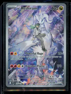 Pokemon Journey Together N’s Reshiram 167/159 Illustration Rare Holo - Image 1