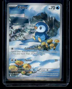 Piplup 98/94 Phantasmal Flames Illustration Rare Pokemon NM - Image 1